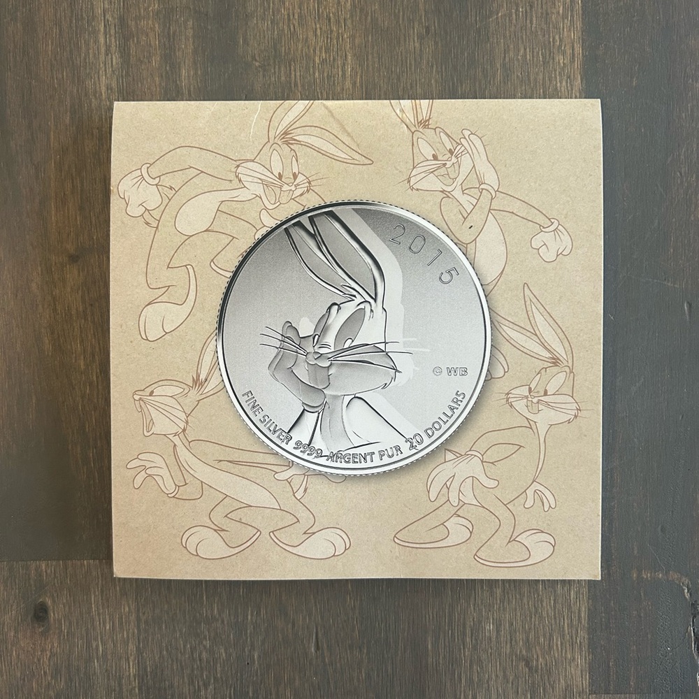 Bugs Bunny 20 Dollar Silver Coin 2015 - Royal Canadian Mint